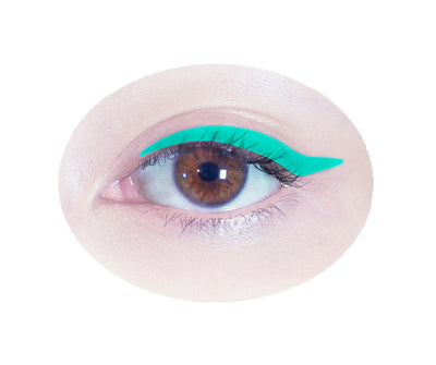 N°22 </br> Stick on eyeliners </br> bright colors - 4 shapes