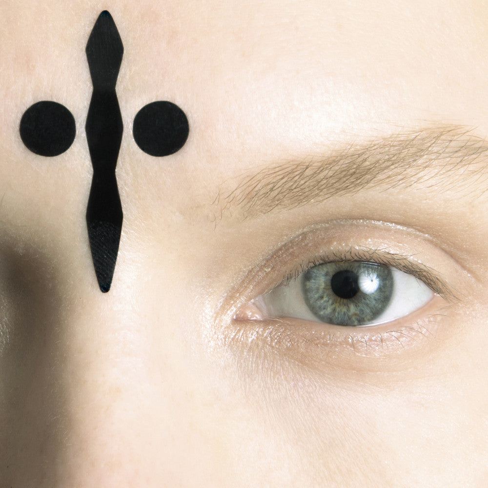 N°35 </br> Tribal Pop face appliquée </br>black